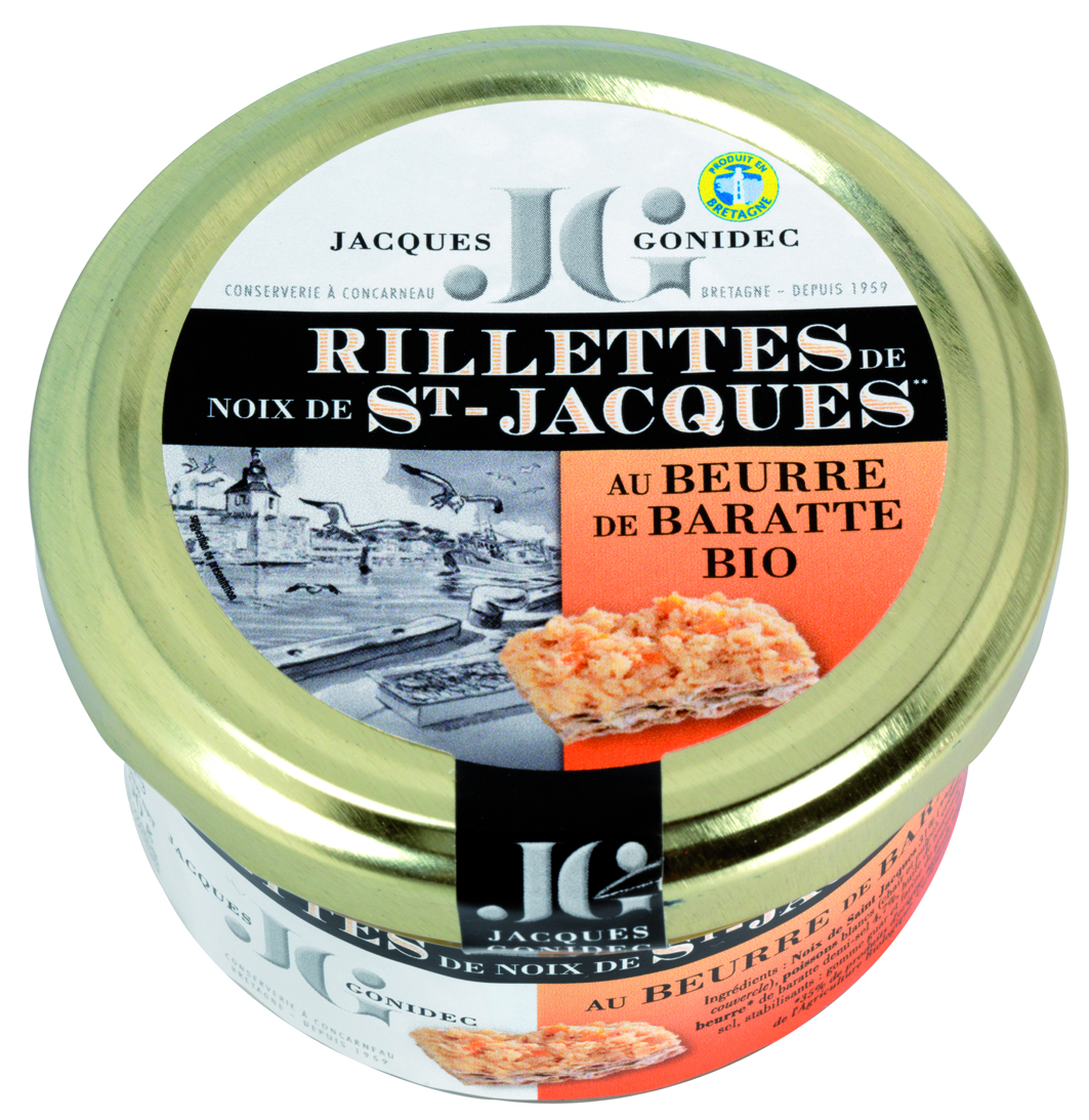 Jacques Gonidec Rilettes van Sint-Jacobsnoten 90g - 3029